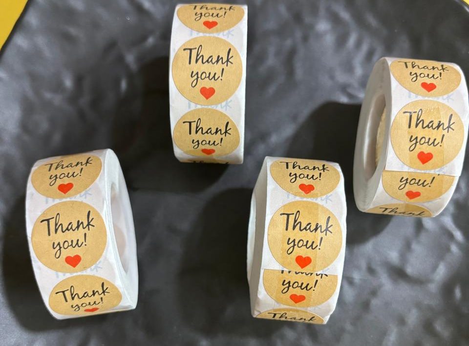 Thank You Sticker  - 1 Piece