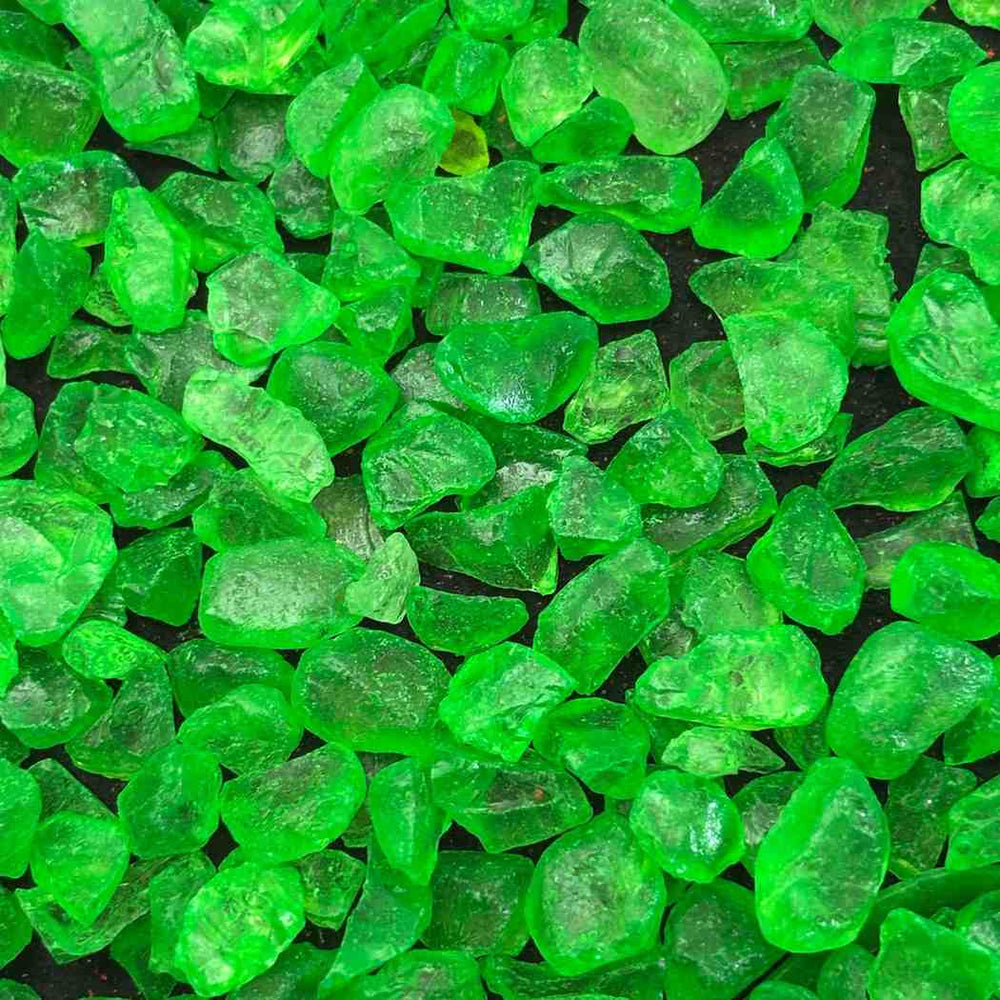 Light Green Metallic Stones for Resin Art - 25 gm