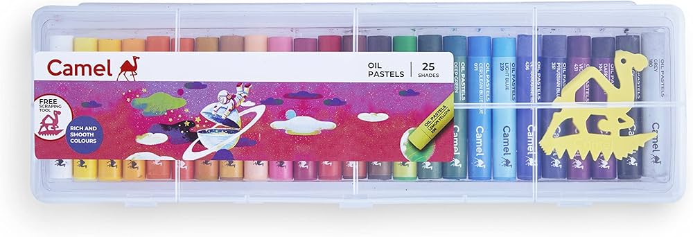 Camel oil Pastels 25 Shades