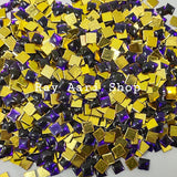 4 x 4 Square Foil Stone - 10 gm