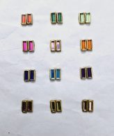 3 x 7 Rectangle Glossy -[10 GM Each -  8 Colours]