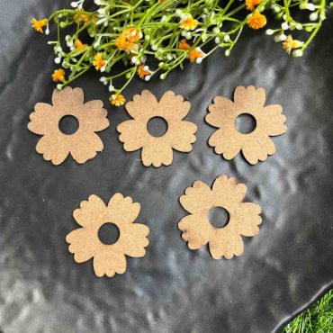 Flower  MDF 5 Pieces