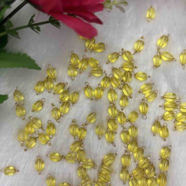 Yellow 4x7 Oval Hanging - 1 pk