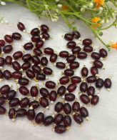 Maroon 4 x 7 Oval Hanging - 1 Pk