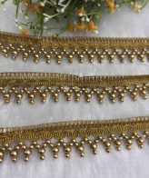 Gold Round Ball Lace - 1 M