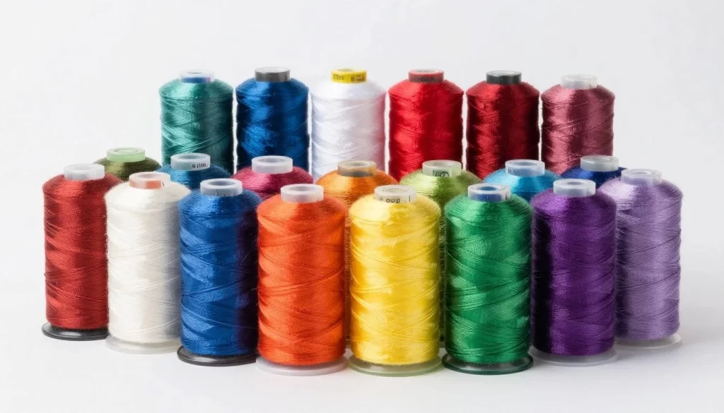 Colorful silk threads for Aari embroidery